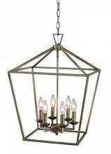 Trans Globe 10266 ASL - Lacey 16&#34; Pendant Style Cage Chandelier