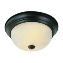 Trans Globe 13618 ROB - 2LT FLUSH-MED-13&#34;&#34;-MARBLEIZED