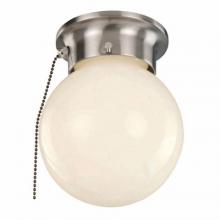 Trans Globe 3606P ROB - Dash 6&#34; Flush Mount Globe Ceiling Light with Pull Chain