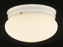 Trans Globe 3620 WH - 2 LT FLUSH- 10&#34;&#34; MUSHROOM- OPA