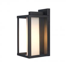 Trans Globe 51460 BK - 1LT WALL LANTERN-SML-12&#34; FROST