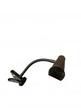 House of Troy BCLED14-BLK - Battery Clip On 14&#34; Black Textured LED Light Clip On Surfaces Up To 1 3/ 8&#34;