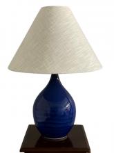 House of Troy GS300-IMB - Scatchard 22.5&#34; Stoneware Accent Lamp in Imperial Blue