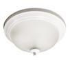 Maxlite ML2G362TRW - CEILING FIXTURE 2X18W GU24 TRADITIONAL UPC 767627113222 CLR BOX SKFG36SMCW WHITE FINISH