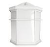 Maxlite ML4G181OLW - OUTDOOR LANTERN 1X18W GU24 OUTDOOR SERIES UPC 767627218330 CLR BOX SKFG18OL WHITE FINISH