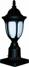 Maxlite ML4G181PTBK - POST LANTERN 1X18W GU24 OUTDOOR SERIES UPC 767627 218378 CLR BOX SKFG18PL BLACK FINISH