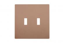 Eaton Wiring Devices PJS2BB-SP-L - W.P. 2G TOGGLE SCREWLESS Brush Bronze