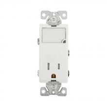 Eaton Wiring Devices TR7735W-K-L - RECP/NIGHTLIGHT COMBO 15A 125V TR, WH