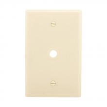 Eaton Wiring Devices 2028V-BOX - Wallplate 1G W/.375&#34; Hole Thrmst Mid IV