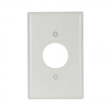 Eaton Wiring Devices 2031W-BOX - Wallplate 1G Sgl Recp Thermoset Mid WH