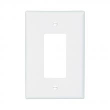 Eaton Wiring Devices 2751W-BOX - Wallplate 1G Decorator Thermoset Ovr WH