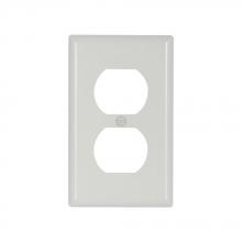 Eaton Wiring Devices 4132W-BOX - Wallplate 1G Dup Recp Thrmst Std Deep WH