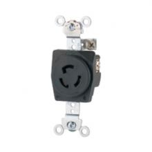 Eaton Wiring Devices CWL515R - Recp Single 15A 125V 2P3W H/L BK