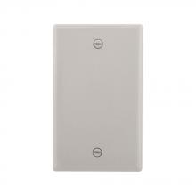 Eaton Wiring Devices 5129GY-BOX - Wallplate 1G Blank Box Mnt Nylon Std GY