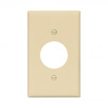 Eaton Wiring Devices PJ7V-SP-L - Wlplt 1G Sgl Rec W/1.4&#34; Hole Poly Mid IV