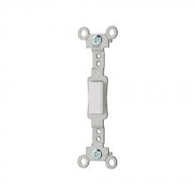 Eaton Wiring Devices 756W-L - Blank Insert for Toggle Wallplate WH Low