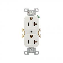 Eaton Wiring Devices CR20W - Recp Duplex 20A 125V 2P3W Str Swire WH