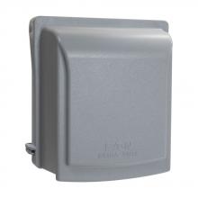 Eaton Wiring Devices WIUX-2GY - While-In-Use Extra Duty Cover 2G Gray