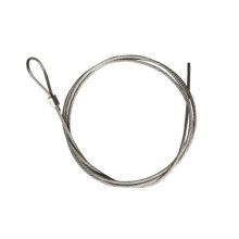 Morris 17213 - Wire Rope Looped End 1/8&#34; x 60&#34;