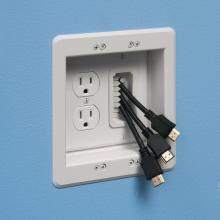 Arlington TVBU505BLGC - 2 GANG TV BOX GC