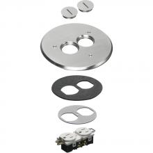 Arlington FLB6220NL - 6&#34; NICKEL COVER KIT 2 TP