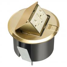 Arlington FLBT6520GMB - RND TRAPDR W/BRASS CVR FOR COUTERTOPS