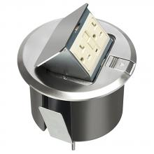 Arlington FLBT6520GNL - RND TRAPDR W/NICKL CVR AND PLASTIC BOX