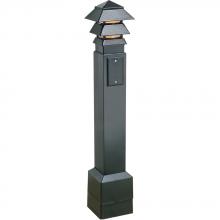 Arlington GPBK35BGC - 35&#34; GARDNPOST BOLLARD W/ GC