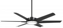 Minka-Aire F866L-CL - Deco - 65&#34; Ceiling Fan With LED Light Kit Outdoor