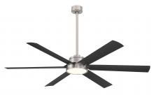 Minka-Aire F897L-BNW/CL - Cairo - 65&#34; LED Smart Indoor / Outdoor Ceiling Fan