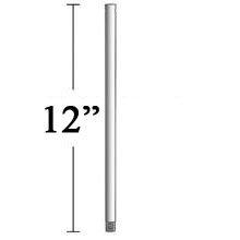 Minka-Aire DR512-ABDD - 12&#34; Down Rod in Brushed Aluminum