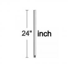 Minka-Aire DR524-ABDD - 24&#34; Down Rod in Brushed Aluminum