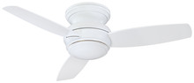 Minka-Aire F593L-WH - 44&#34; LED FLUSH MOUNT CEILING FAN