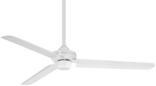 Minka-Aire F729-WHF - Steal - 54&#34; Ceiling Fan