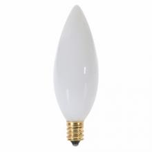 Satco A3688 - 25W TORP CAND WHT 130V