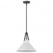 Satco 60/7647 - ZELDA 1LT PENDANT WHITE