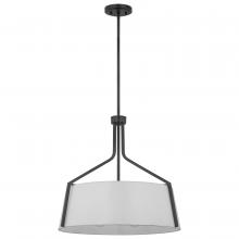 Satco 60/7669 - LIVINGSTON 4LT PEND MATTE BLK