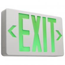 Satco 67/100 - EXIT SIGN - GREEN