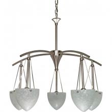 Satco 60/130 - SOUTH BEACH 5 LT CHANDELIER