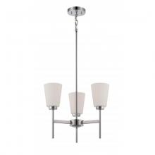 Satco 60/5215 - BENSON 3 LT CHANDELIER