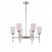 Satco 60/5216 - BENSON 6 LT CHANDELIER