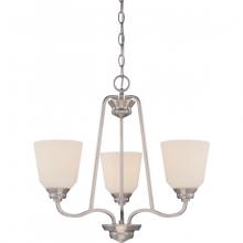 Satco 62/369 - CALVIN 3 LT CHNDLR / OMNI LED BN