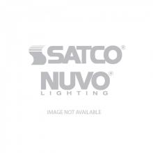 Satco 62/990 - 15&#34; FABRIC DRUM FLUSH LED WHITE ACRYLIC