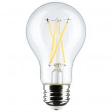 Satco S12464 - 8A19/CL/LED/E26/940/4PK/120V