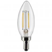 Satco S21817 - 3B11/LED/927/CL/120V/E12/2CD