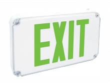 Fulham FHEX26G - SLIM LED EXIT SIGN WET GRN