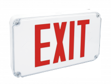 Fulham FHEX26R - SLIM LED EXIT SIGN WET RED