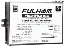 Fulham H6-UNV-100HBC - EHID 100W MH UNV BACKLDS CU CS