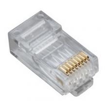 NSi Industries 106162C - RJ45 8P8C 5e HP Round-Stranded 25/Clam