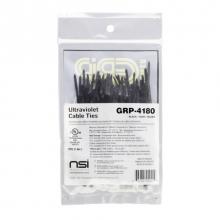 NSi Industries GRP-4180 - PowerGRP Cable Tie Black 4&#34; 18lb (100PK)
